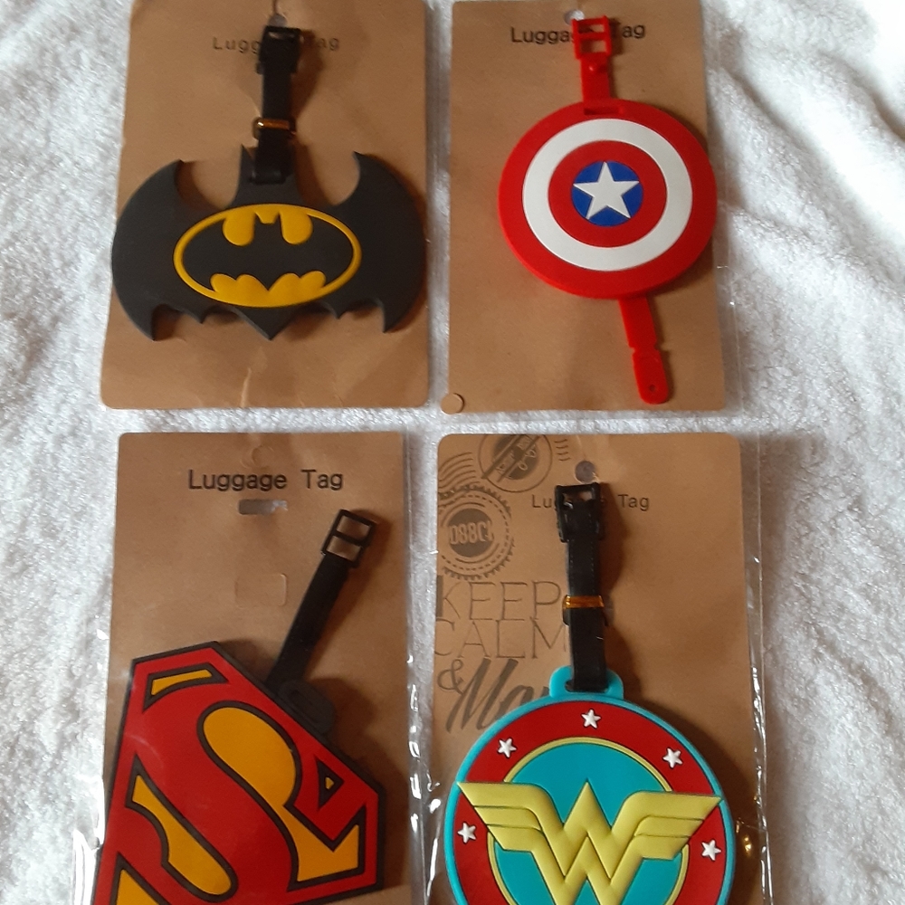 Marvel Heros Luggage Tags.